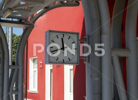 Railway station Stock Photos