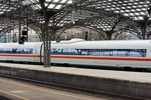 Railway station Stock Photos