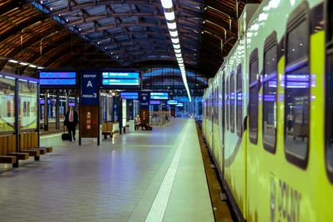 Railway station Stock Photos
