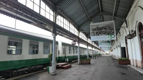 Railway Station platform, Maputo Province, Maputo, Mozambique Video stock 336714786