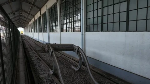 Railway Station workshop, Maputo Province, Maputo, Mozambique Video stock 336716064