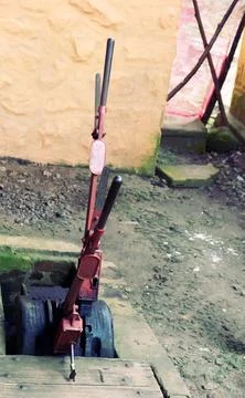 Railway switch Stock-Fotos