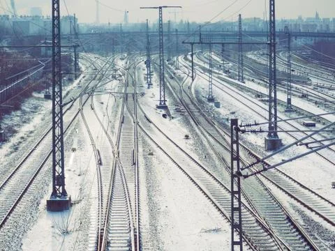 Railway system Stock Photos