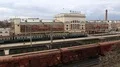 Railway terminal in Ternopil city, western Ukraine HD Footage