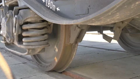 Railway tire Stock Footage 156811455