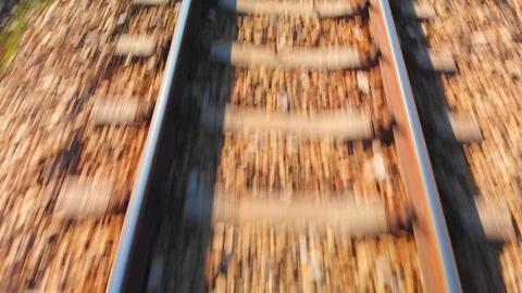 Railway track Stock Footage 103545123