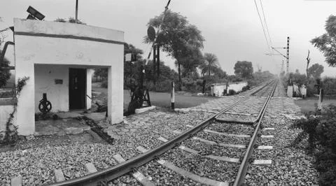 Railway Track in India Stock Photos