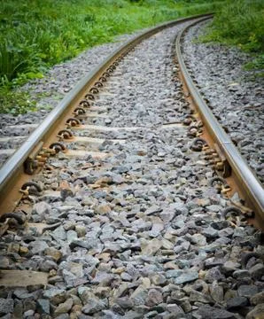 Railway track Stock Photos