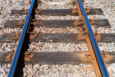 Railway track Stock Photos