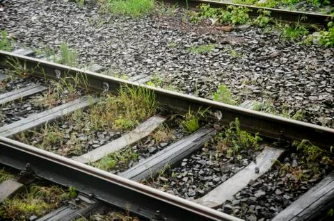 Railway track Stock Photos