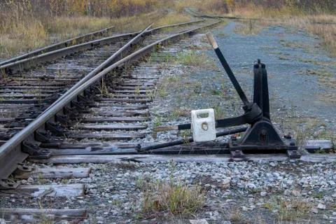 Railway track. Stock Photos