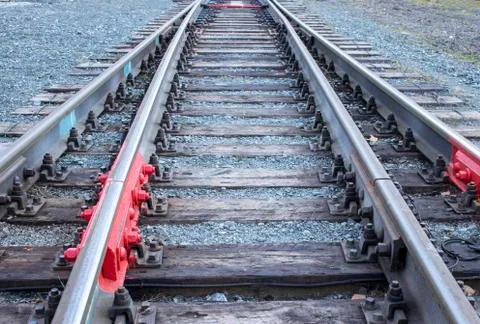 Railway track. Stock Photos
