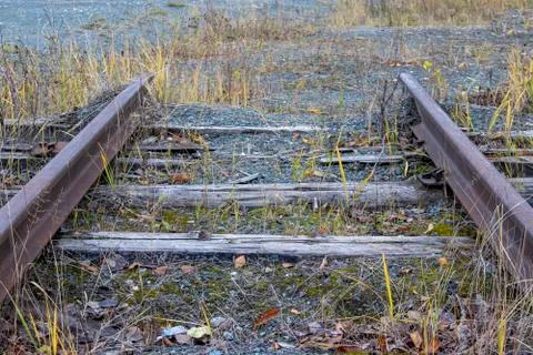 Railway track. Stock Photos
