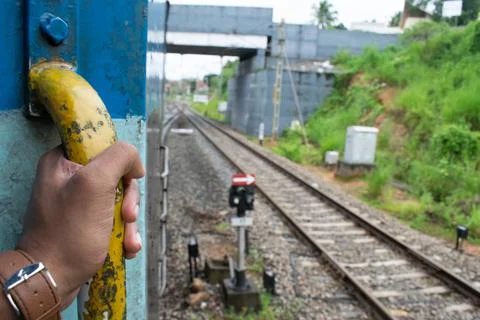 Railway track. Stock Photos
