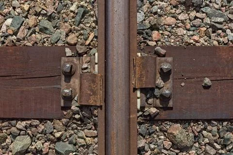 Railway track. Foto stock