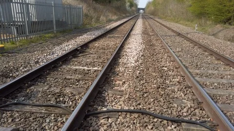 Railway tracks. Video stock 106568439