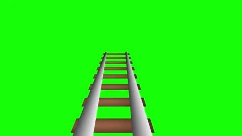 Railway Tracks Stock Footage 300778052