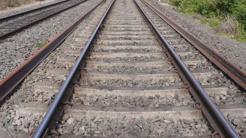 Railway Tracks Video stock 336430523
