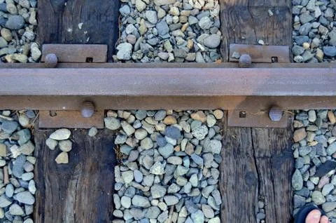 Railway tracks Foto stock
