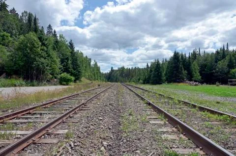 Railway tracks Stock Photos