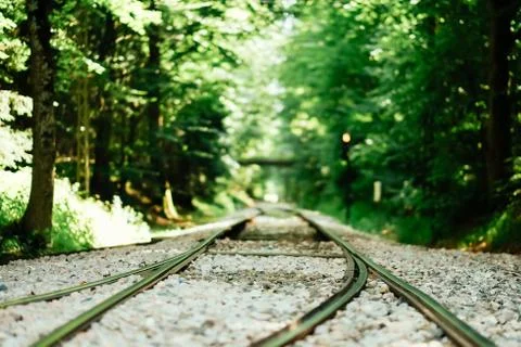 Railway tracks Stock Photos