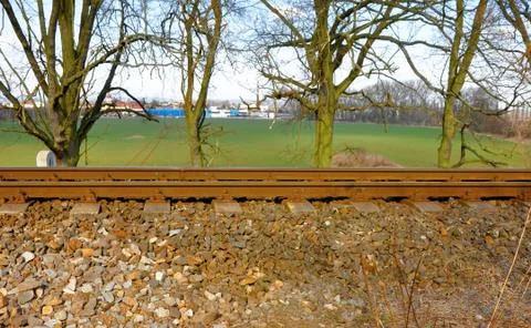 Railway tracks Stock Photos