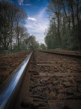 Railway Tracks Foto stock