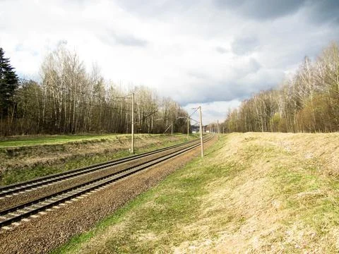Railway tracks Foto stock