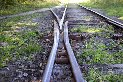 Railway tracks Foto stock