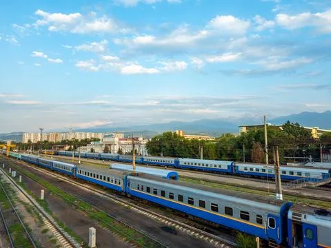 Railway tracks. Stock Photos