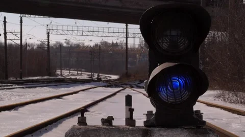 Railway traffic 스톡 동영상 60956437