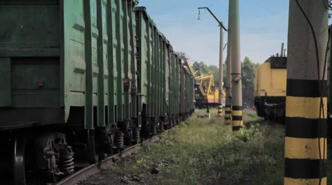Railway train Stock-Footage 47264337