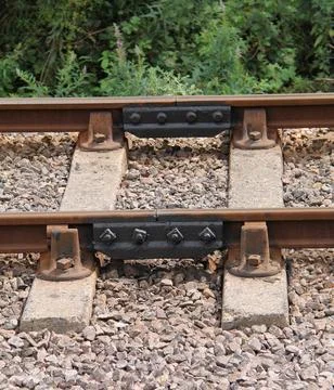 Railway Train Track. Stock Photos