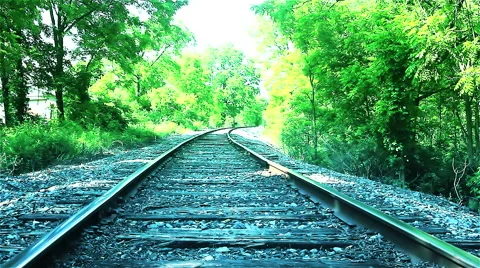 Railway train tracks No.1 Vidéo 52029569
