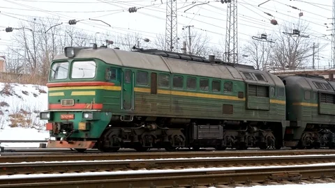 Railway train wagon railroad Stock-Footage 102284015