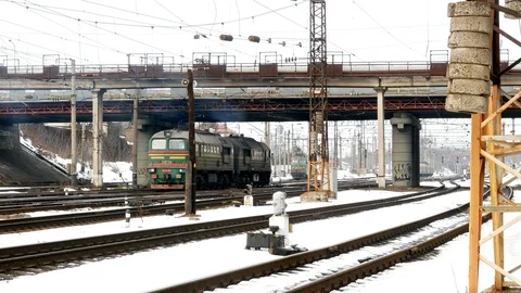 Railway train wagon railroad Stock-Footage 102285283