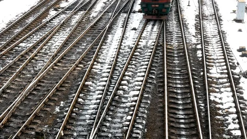 Railway train wagon railroad Stock-Footage 102286765