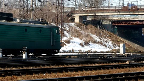 Railway train wagon railroad Stock-Footage 102562849
