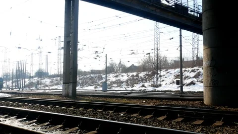 Railway train wagon railroad Stock-Footage 102563480