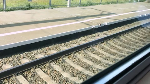 Railway from the train window Stock Footage 137146670
