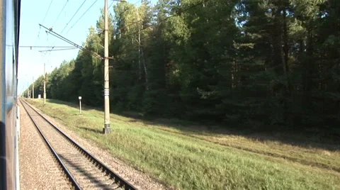 Railway trip 8 Video stock 29025562