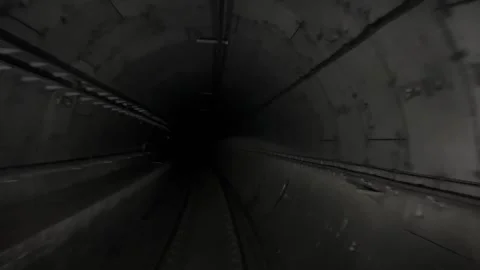 Railway Tunnel  Stock Footage 263956943