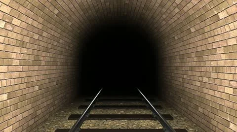 Railway Tunnel Loop Stock Footage 12036048