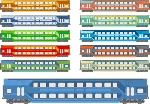 Railway wagon Stock Illustration