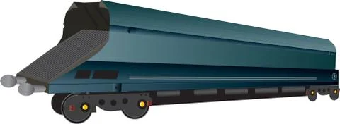 Railway wagon Stock Illustration