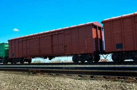 Railway wagon Stock Photos