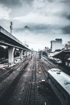 A railways of Medan Stock Photos