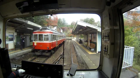 Railways, Mountain Train 03 Stock Footage 33996543