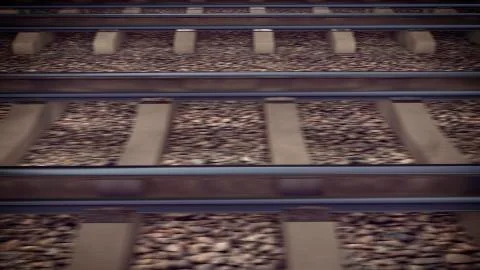 The railways for a train Stock Illustration