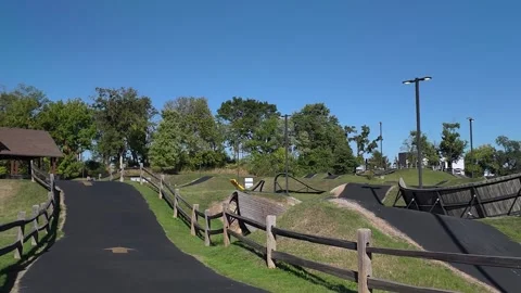 Railyard landscape Video stock 348052300